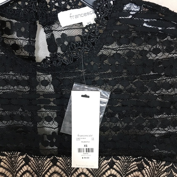 NWT francesca's Kenna Lace A-Line Dress -XS - Picture 9 of 10